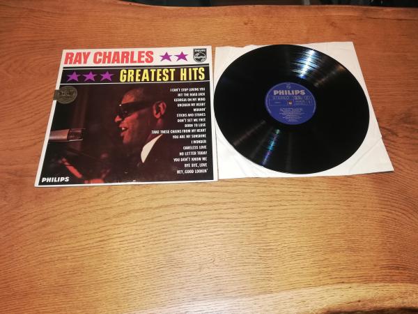Ray Charles Greatest Hits 1963 Philips 843507 BY Deutsche Pressung VG/VG+